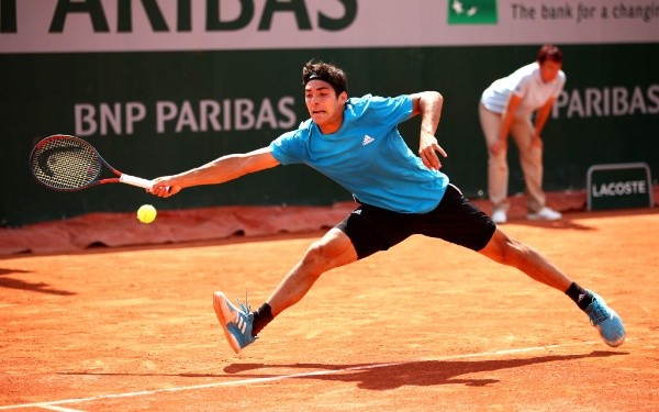 Garin en 2019 llegó a la segunda ronda de Roland Garros adulto - Getty