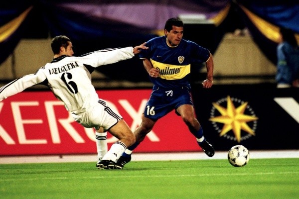 Marcelo Delgado jugando por Boca. Ahora es directivo del club - Getty