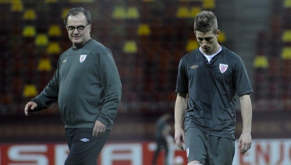Bielsa y Muniain llegaron a la final de la Europa League en 2012