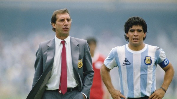 Carlos Salvador Bilardo y Diego Maradona