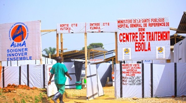 Un centro de tratamiento de ébola.
