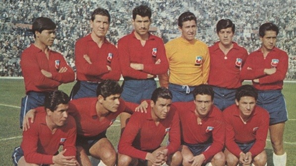 La formación de Chile ante Italia el 62