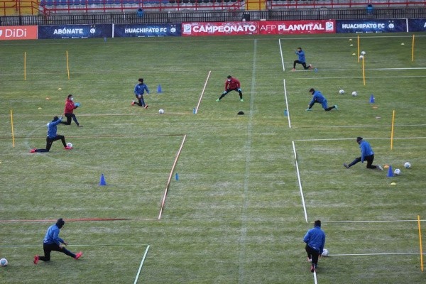 Entrenamientos de Huachipato con medidas de prevención