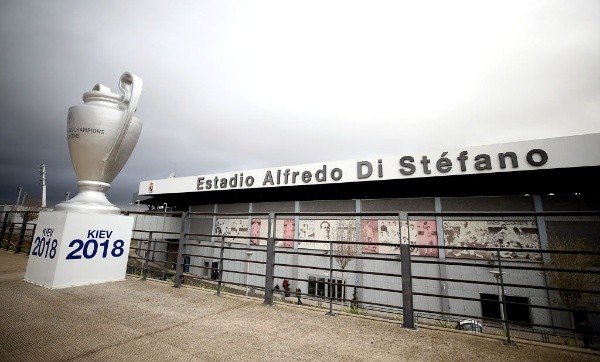 El frontis del estadio Alfredo di Stéfano - Getty