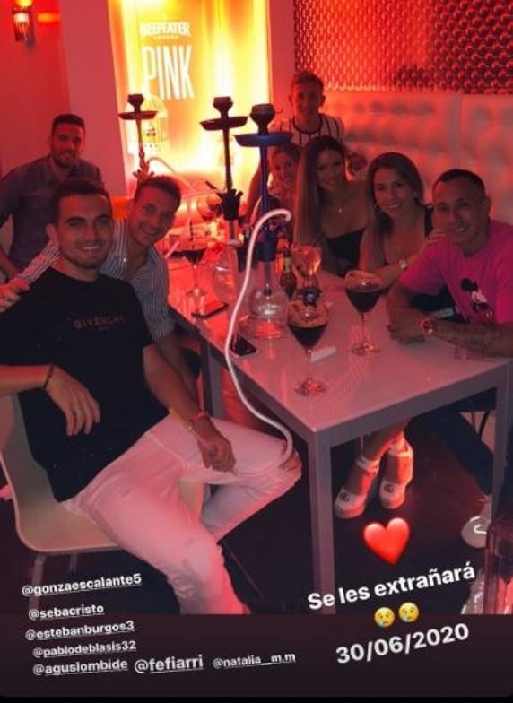 La imagen de la discordia de Fabián Orellana y su futuro en Éibar (Instagram)