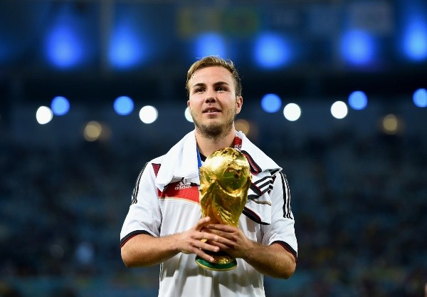 Götze levantando la Copa del Mundo en el Estadio Maracaná (Getty Images)