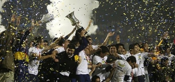 Everton, campeón del Apertura 2008.