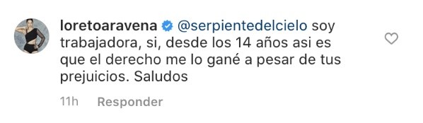 Loreto Aravena reacciona ante cuestionamientos por acusaciones de Héctor Morales.