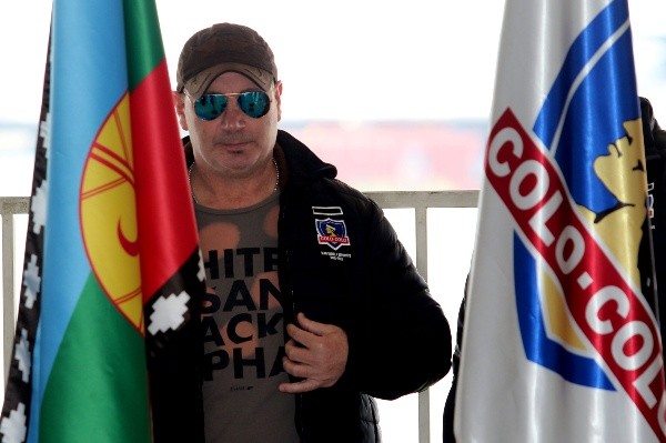 Marcelo Barticciotto en el Estadio Monumental (Agencia Uno)