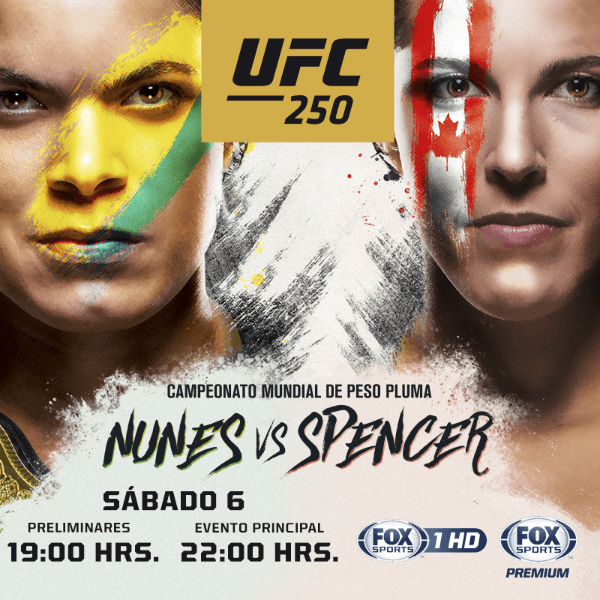 Amanda Nunes defenderá su cinturón de Peso Pluma ante Felicia Spencer. Sigue toda la emoción del UFC en Fox Sports 1 y Fox Sports Premium.