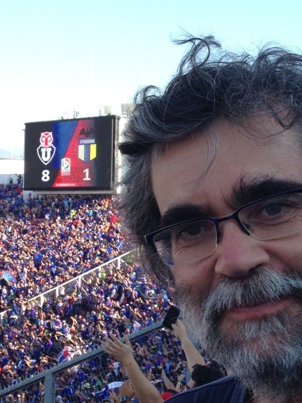 Pancho Mouat es fanático azul.