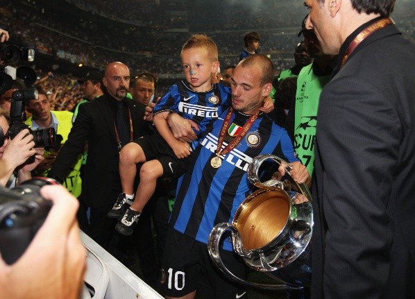 Sneijder ganó la Champions League 2010 con el Inter de Milán