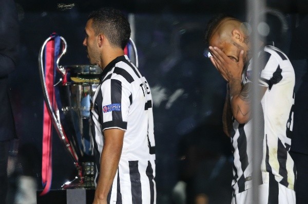 Arturo Vidal se quedó a un paso de la gloria con la Juventus