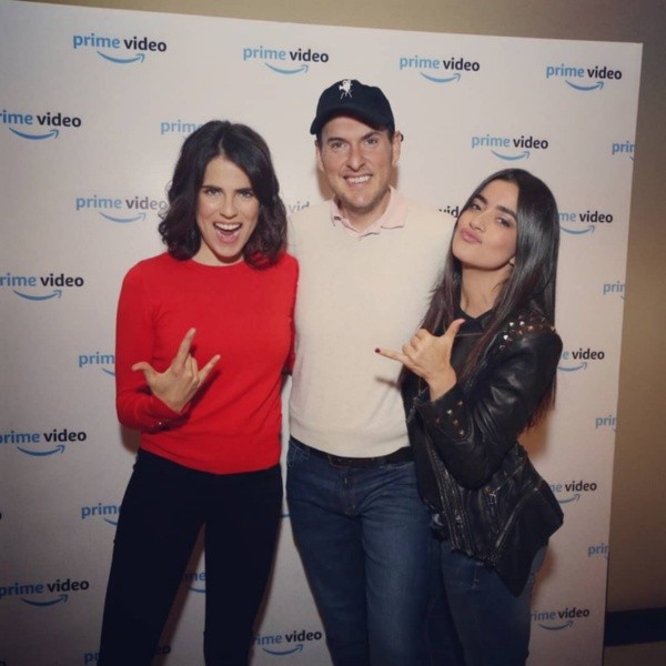 Karla Souza y Andrés Parra, aparecen junto a Paulina García, promocionando “El Presidente”.