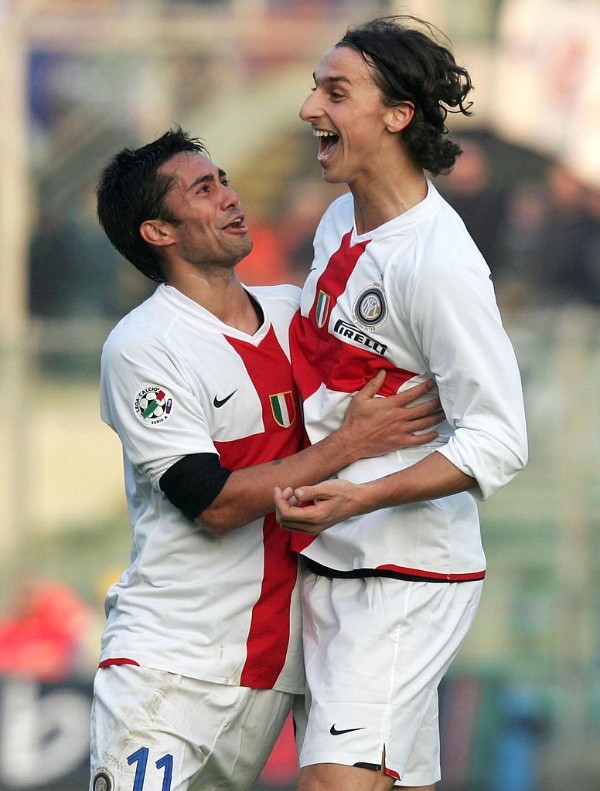 Luis Jiménez disputó dos temporadas junto al Inter de Milán, donde compartió con jugadores de la talla de Zlatan Ibrahimovic. Foto: Getty Images