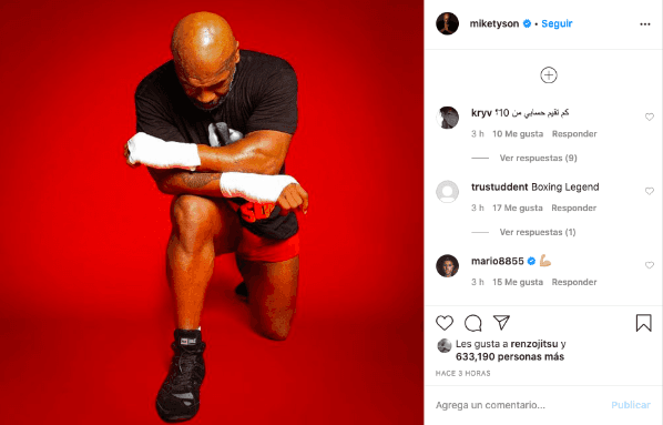 Mike Tyson utilizó sus redes sociales para mostrar su apoyo a la lucha contra el racismo en Estados Unidos.