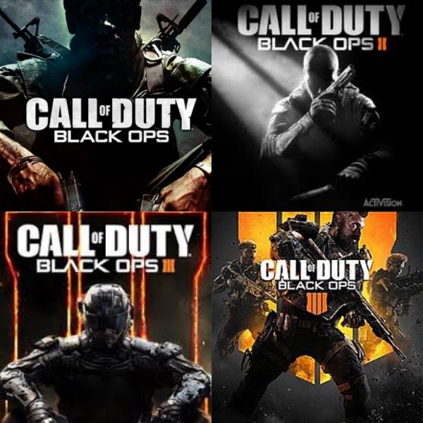 Son cuatro videojuegos de Call of Duty bajo el nombrede Black Ops.