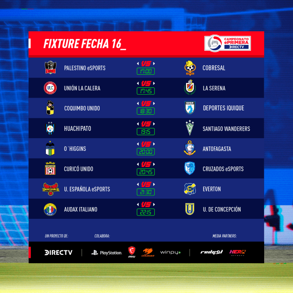 Fecha 16 del ePrimera
