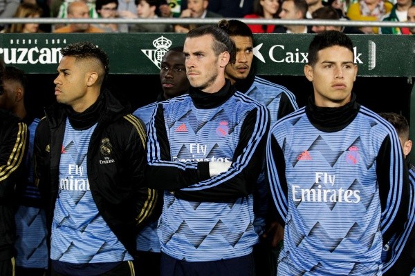 James ha pasado más en la banca en la presente temporada en Real Madrid - Getty