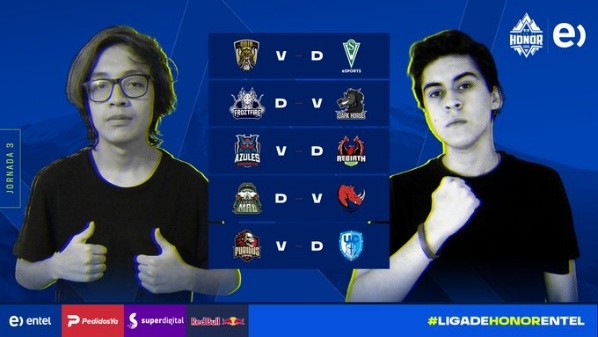 Resultados de la tercera fecha de la Liga de Honor Entel