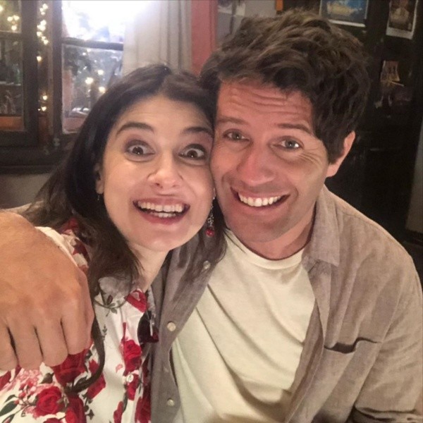 Paloma Moreno junto a Cristian Arriagada, en una de las imágenes compartidas por la actriz tras la conclusión de “Gemelas”.