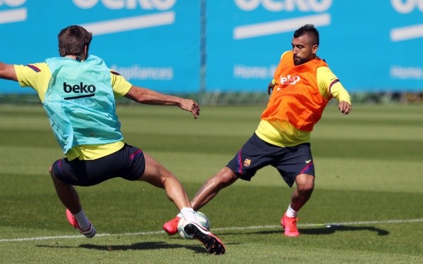 Arturo Vidal está listo para volver a las canchas con Barcelona - Getty