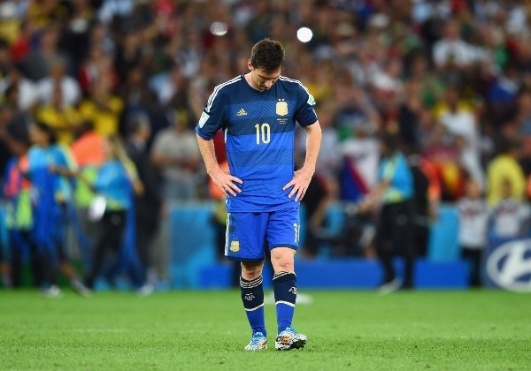 Lionel Messi en la final del Mundial 2014 (Getty Images)