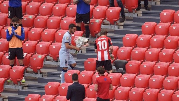 El gesto del Athletic y Atlético Madrid con los fallecidos por coronavirus.