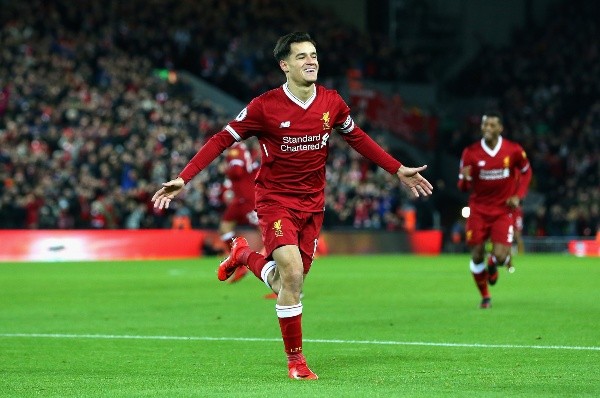 Coutinho jugó en el Liverpool desde la temporada 2012/2013 hasta 2017