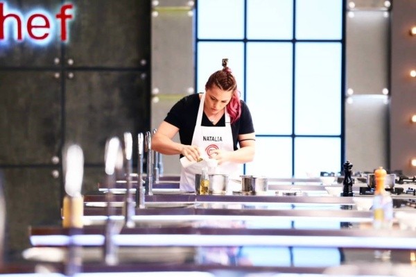 Natalia Ducó en plena disputa por la humanidad en “Masterchef Celebrity”.