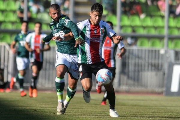 Nicolás Díaz fue uno de los jugadores más importantes de Palestino en la última temporada. De hecho, fue pretendido hasta por Colo Colo. Foto: Agencia Uno
