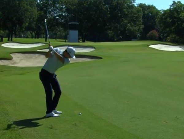 El golfista chileno Joaquín Niemann.