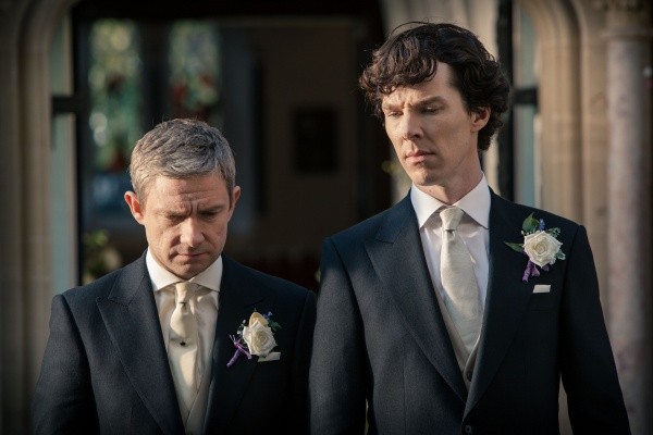 Freeman y Cumberbatch como Watson y Sherlock, en la adaptación que ofrecerá TVN del clásico detective.