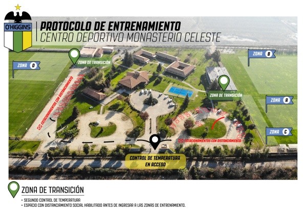 Así delimitaron el Monasterio Celeste de O’Higgins.