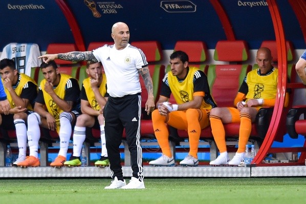 Jorge Sampaoli en el Mundial de Rusia 2018 (Getty Images)