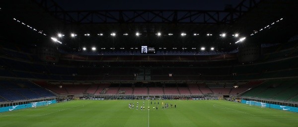 En Milán se juega el partido sin público entre Inter y Sampdoria - Getty