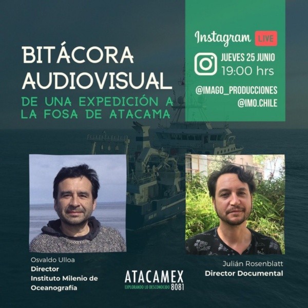 Las figuras tras el documental”Atacamex, explorando lo desconocido” realizarán un Instagram live esta semana.