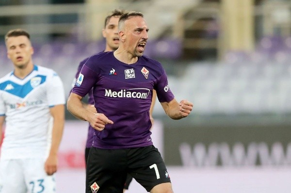El francés Franck Ribéry fue titular en Fiorentina - Getty