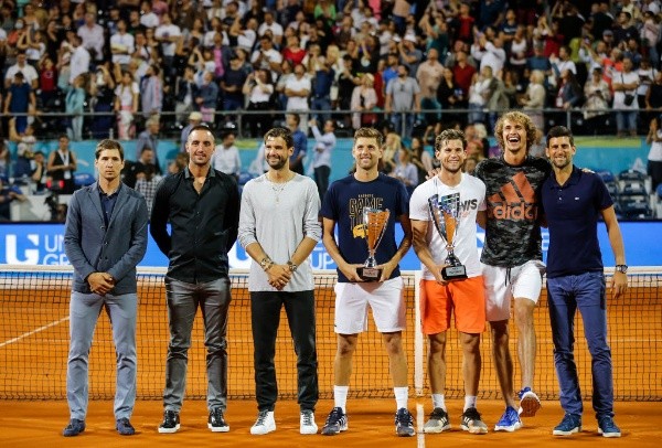 Durante el Adria Tour, Novak Djokovic compartió con varios colegas que hoy se encuentran infectados con Covid-19. Sin medidas de protección, el show terminó siendo una pesadilla. Foto: Getty Images