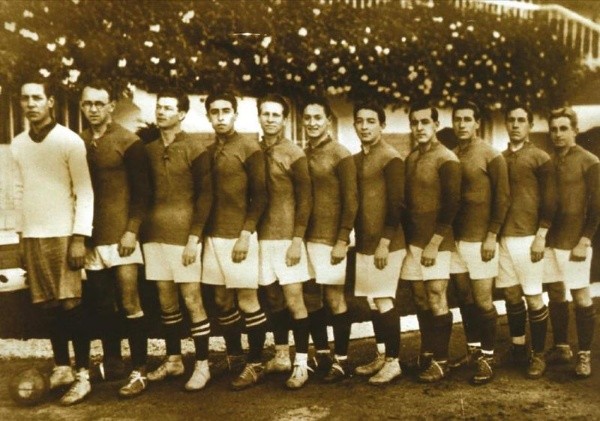 Plantel de Everton 1922.