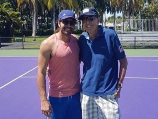 Una de las últimas fotos de Nicolás Massú con Patricio Rodríguez