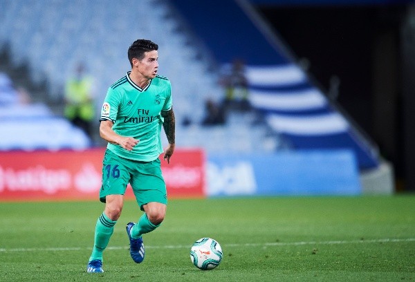 James ante el Mallorca (Getty Images)