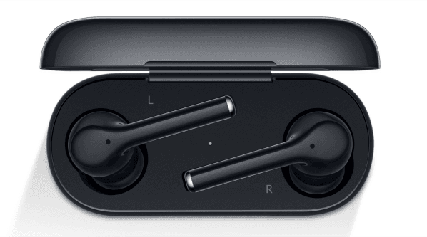 El estuche de carga te permite estar siempre conectado.