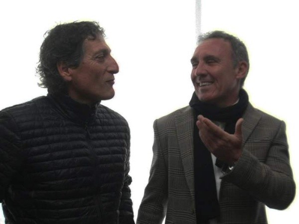 Marcelo Espina junto a Mario Salas