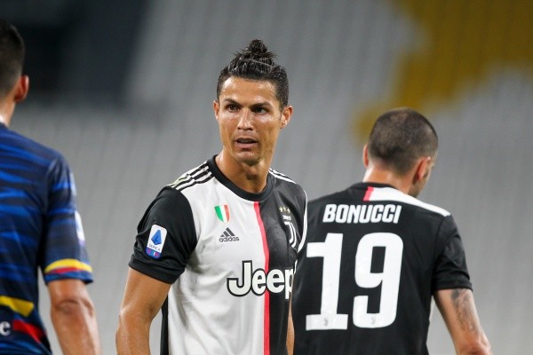 Cristiano Ronaldo ante el Lecce (Getty Images)