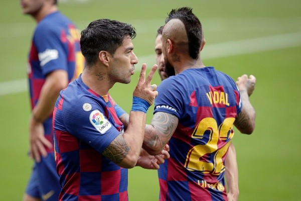 Vidal y Suárez ante Celta.