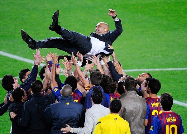 En sus cuatro años en el Barcelona, Pep Guardiola dominó Europa por completo. Foto: Getty Images