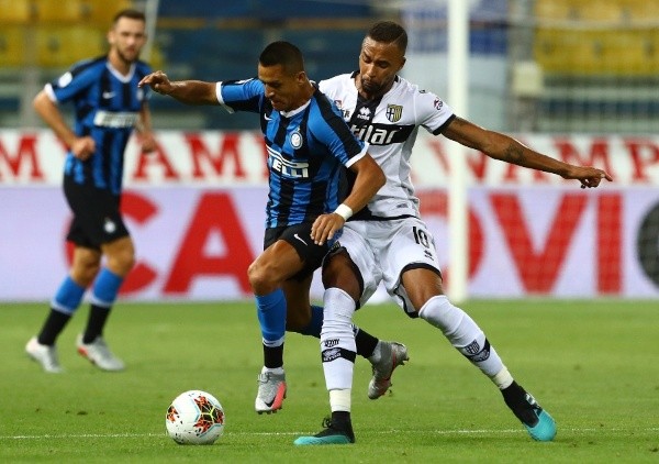 Alexis Sánchez tuvo un ingreso lleno de lucimiento en la victoria de Inter en Parma (Inter)
