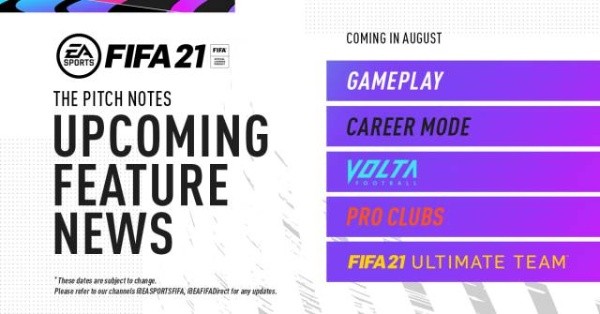Los modos de juego confirmados que vendrán en el FIFA 21.