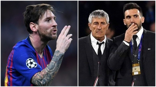Setién justificó a Messi tras su desprecio a Sarabia, asegurando que las polémicas se agrandan cuando el equipo no consigue victorias.